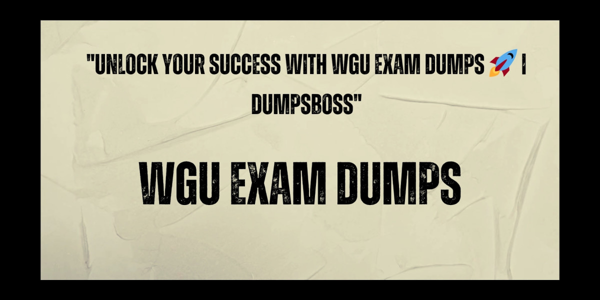 DumpsBoss WGU Exam Dumps Your Exam Day Confidence Booster